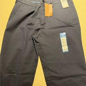 Haggar Men's Charcoal Chinos